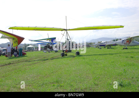 Kleinflugzeug bis 400 kg Stockfoto