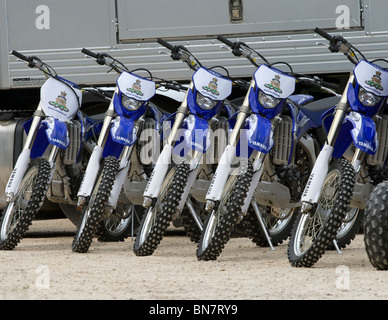 Motorräder von der Royal Artillery anzeigen Team - The Flying "Gunners" Stockfoto