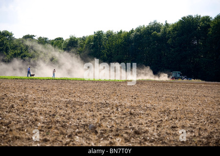 Sommer Im Deister - Felder Sommer in Deutschland Stockfoto