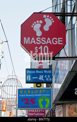 Chinatown, Dundas Street West, Toronto, Ontario, Kanada Stockfoto