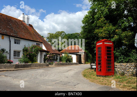 Das Dorf Piddinghoe in der Nähe von Newhaven am Fluss Ouse in East Sussex UK Stockfoto