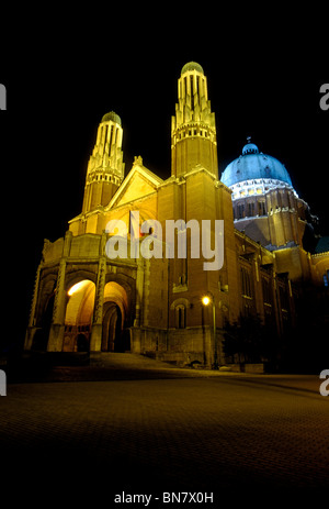 Nationale Basilika des heiligen Herzen, koekelberg Basilika, Art Deco, Stadt Brüssel, Brüssel, Region Brüssel-Hauptstadt, Belgien, Europa Stockfoto