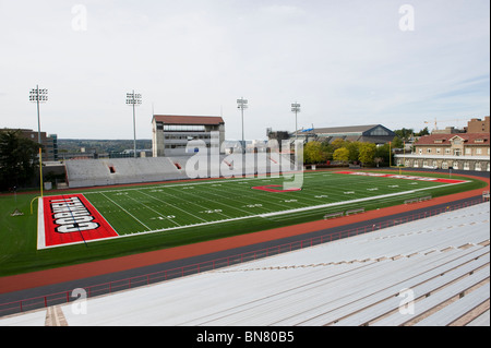 Fußball-Stadion Cornell University Campus Ithaca New York Finger Lakes Region Schoellkopf Memorial Stockfoto