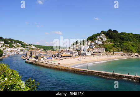 die Küstenstadt von Looe in Cornwall, Großbritannien Stockfoto