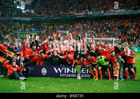 ISTANBUL Türkei, statt 20.05.2009 der UEFA-CUP-Finale im Sükrü Saracoglu Stadion zwischen Werder Bremen und Schachtjor Donezk Stockfoto