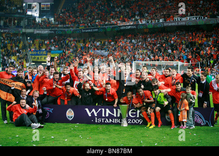 ISTANBUL Türkei, statt 20.05.2009 der UEFA-CUP-Finale im Sükrü Saracoglu Stadion zwischen Werder Bremen und Schachtjor Donezk Stockfoto