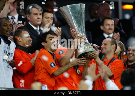 ISTANBUL Türkei, statt 20.05.2009 der UEFA-CUP-Finale im Sükrü Saracoglu Stadion zwischen Werder Bremen und Schachtjor Donezk Stockfoto