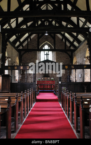 St.-Bartholomäus Kirche, Vowchurch, Herefordshire, England, Vereinigtes Königreich Stockfoto