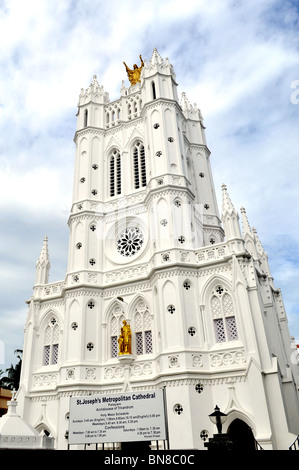 St.Joseph der Metropolitan Kathedrale, bekannt als Palayam Palli In Thiruvananathapuram Stockfoto