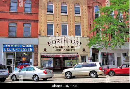 Main St. Northport Long Island NY Stockfoto