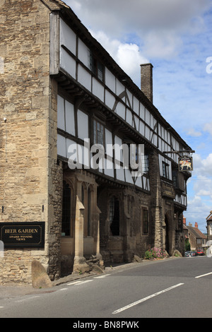 The George Inn, Norton St Philip, Somerset, England, Großbritannien Stockfoto