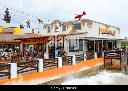 Drei Amigos Cantina Restaurant Caribbean Kreuzfahrtschiff in Puerta Maya und Cozumel Mexiko Stockfoto