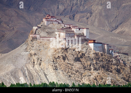 Gyantse Dzong oder Festung in Gyantse, Tibet Stockfoto