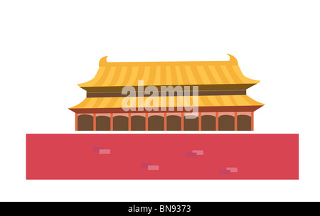 Tiananmen-Tor des himmlischen Friedens in Peking China Stockfoto