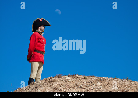 Historische Erholung anlässlich die Zweihundertjahrfeier der Bau von Fort Zambujal in Mafra, Bestandteil der Linien von Torres Stockfoto