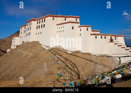 Shigatse Dzong in Shigatse, Tibet Stockfoto