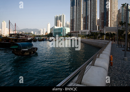 AP Lei Chau Windpark Turm Aberdeen Hongkong Stockfoto