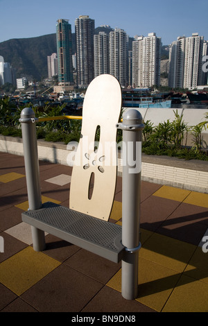 AP Lei Chau Windpark Turm Aberdeen Hongkong Stockfoto