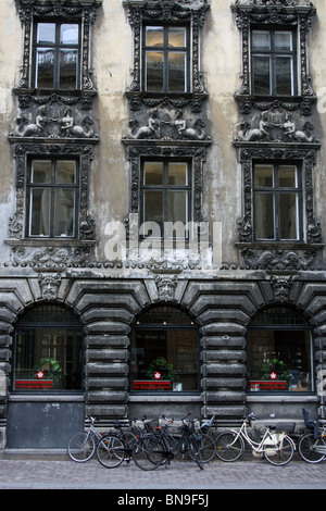 Kopenhagen, muss Gebäude in der jolly gut reinigen Stockfoto