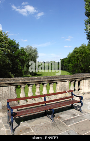 Deer Park Oxford Blick von Magdalen Brücke Stockfoto