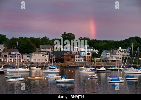 Stadt von Rockport Massachusetts Stockfoto