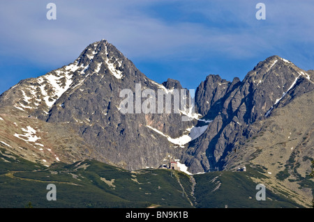 Elk189-2246 Slovakia, High Tatras, mountains from East Stockfoto
