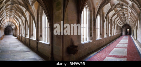 Bebenhausen Abbey ist Zisterzienserkloster befindet sich im Dorf von Bebenhausen, Baden-Württemberg, Deutschland, Kreuzgang Stockfoto
