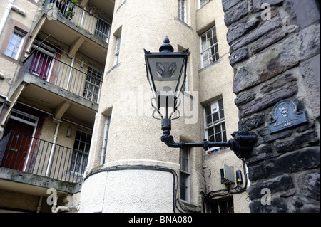 Lady Treppe schließen Stockfoto