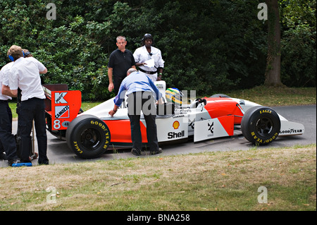 McLaren-Cosworth MP4-8 Formel 1 Rennwagen beim Goodwood Festival of Speed West Sussex England Vereinigtes Königreich UK Stockfoto