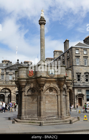 Der zentrale Treffpunkt für alle Proklamationen auf Edinburghs Royal Mile Stockfoto