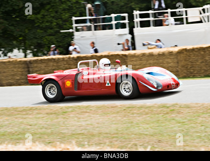 Alfa Romeo Tipo 33 Sport Rennwagen beim Goodwood Festival of Speed West Sussex England Vereinigtes Königreich UK Stockfoto