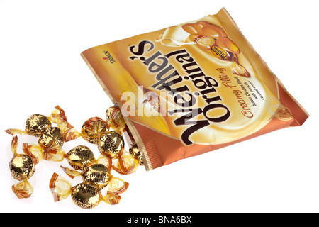 Tasche von Werthers original Butter Bonbons Stockfoto