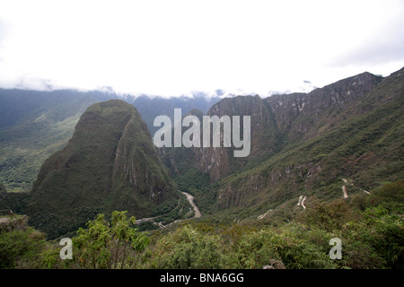 Machu Picchu, Peru, Südamerika. Stockfoto