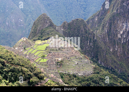 Machu Picchu, Peru, Südamerika. Stockfoto