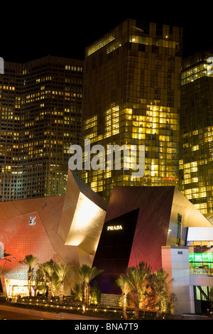 Kristalle-Einzelhandel im City Center, Las Vegas, Nevada. Stockfoto