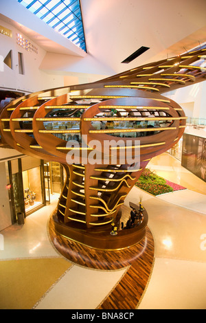 Kristalle Geschäften und Unterhaltungsmöglichkeiten, City Center, Las Vegas, Nevada. Stockfoto