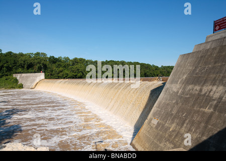 Griggs Reservoir Damm Stockfoto