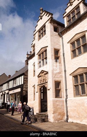 Großbritannien, Wales, Gwynedd, Conway, High Street, Plas Mawr Stockfoto