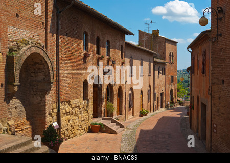 Certaldo ist eine Stadt und Comune von Toskana, Italien, in der Provinz von Florenz befindet sich mitten im Valdelsa. Stockfoto