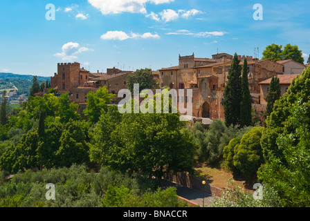 Certaldo ist eine Stadt und Comune von Toskana, Italien, in der Provinz von Florenz befindet sich mitten im Valdelsa. Stockfoto