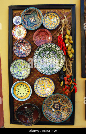 Keramikplatten, Cordoba, Provinz Córdoba, Andalusien, Südspanien, Westeuropa. Stockfoto