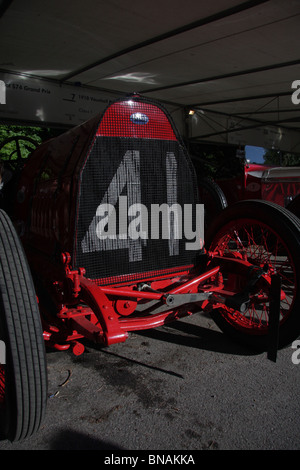 Ein Fiat S74 Rennwagen auf der 2010 Goodwood Festival of Speed. Stockfoto
