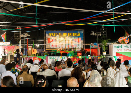 Festival das eritreische Volk in Italien, Cinisello Balsamo, Provinz Mailand, 10.07.2010 Stockfoto