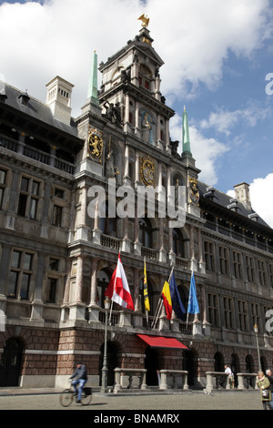 Antwerpen-Rathaus Stockfoto