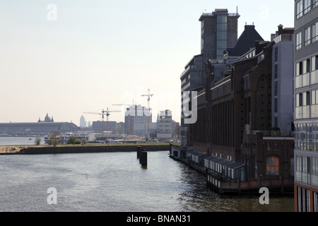 Auf Stadterneuerung auf dem Silodam in Amsterdam anzeigen Stockfoto