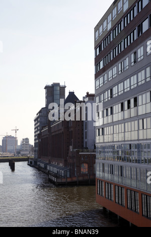 Auf Stadterneuerung auf dem Silodam in Amsterdam anzeigen Stockfoto