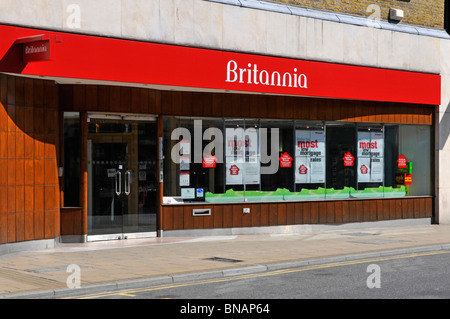 Britannia Zweig Räumlichkeiten nun mit der Co-Operative Bank verschmolzen Stockfoto