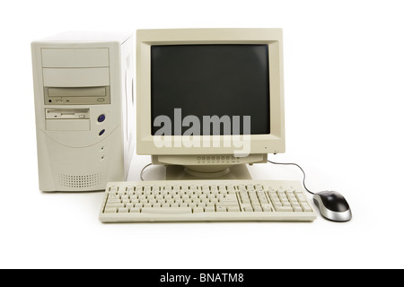 Desktop-Computer in der Nähe erschossen Stockfoto