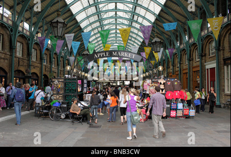 Covent Garden Apple Markt London Stockfoto