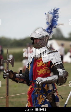 Schlacht von Tewkesbury Reenactment, 2010 Stockfoto